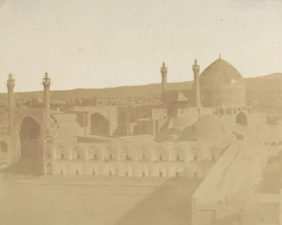 イラン、イスパーンの広場、1858年。