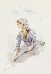 収穫の少女、