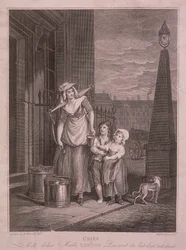 Milk below Maids」『Cries of London』c1795年