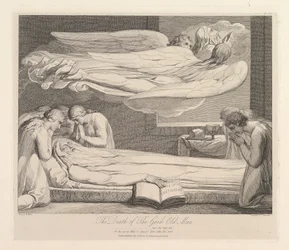 1813年3月1日、ロバート・ブレアの詩「墓からの古き良き男の死」。