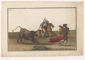 ピカドールは槍を雄牛に突き刺す Coleccion de las principales suertes de una corrida de toros (シリーズタイトル) 闘牛の最重要技集（連載タイトル）