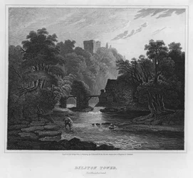 ノーサンバーランド州のディルストンタワー（彫刻