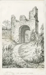 ダドリー城-「監視員の塔」 :リトグラフ, nd [c 1825] (プリント)