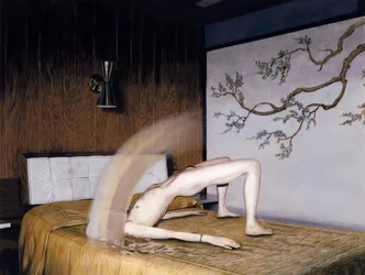She is Made of Smoke, c.2012 （アクリル絵の具、紙）