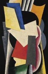 Painterly Architectonic Still Life with Instruments、1915