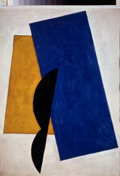 建築画。 Lyubov (Lioubov) Sergeyevna Popova (1889-1924) による絵画、キャンバスに油彩