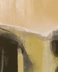 抽象的な地平線の風景