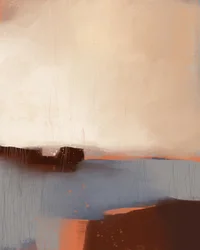 抽象的な風景　静寂