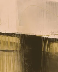 素朴な抽象風景画