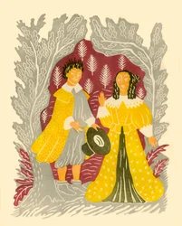 男と女、1937 年、1946 年。