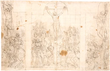 磔刑を描いた三つ翼の祭壇画の予備研究