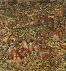 História de Gideão, final do século XVI (seda e lã)
