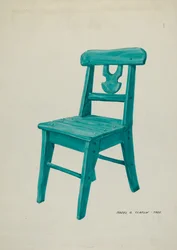 椅子、1937年頃
