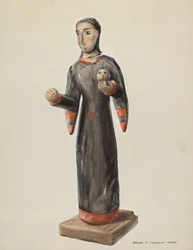 Santa Rita - Bulto, c. 1938.
