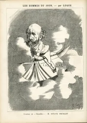 マニュエル・ルク（1854-1919）が「La Caricature」（1880年）に描いたもの。