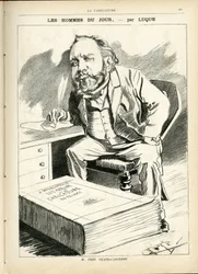 マニュエル・ルク（1854-1919）が「La Caricature」（1880年）に描いたもの。