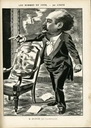 La Caricature』（1880年）に掲載されたマニュエル・ルケ（1854-1919）のイラスト