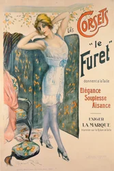 「Le Furet」コルセットの広告