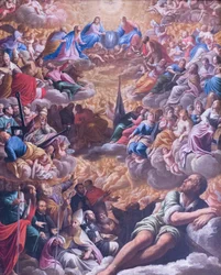 Paradise, before 1621, Marcantonio Bassetti (oil on canvas)   1460426   ja       japanese Successfully Translated  Original: Score for trio of baritone, viola and bass for the Angerfertigten, by Franz Joseph Haydn (1732-1809) Austria Translat: Score for tr