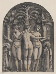 Speculum Romanae Magnificentiae:三人の女神、約1500-1534年、約1500-1534年。