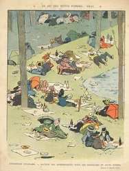 1910年5月28日、「ルリール」の裏表紙からの料理-サロンデインディペンデント（毎週日曜日と祝日）の展示