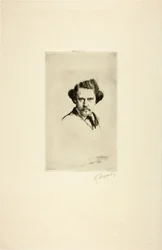 アルフレッド・カダールの肖像、1875