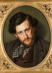 ジョルジュラフェネストレ1837〜1919、1865の肖像。