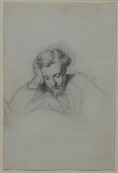 詩人ハインリッヒ・ハイネの肖像 1797-1856, 1853