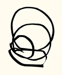 Vibration_02, 2023（紙にインク）