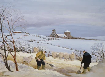 雪片付け