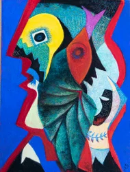 ピカソ後、2020年（パステル）