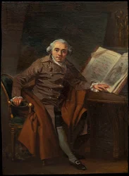 ジャン＝ジャック・ラグルネの肖像 1739-1821年、c. 1787年。