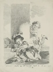 子供と猫、1778
