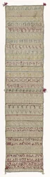 サンプラー 1830年頃（リネンにシルク
