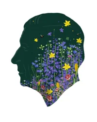 国王チャールズ3世、戴冠式の花の肖像、2023年