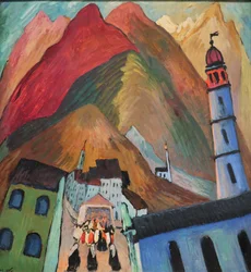 1924年 アスコーナ近郊のヴェレフキン行列