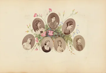 マダムBのアルバム、1870年代。