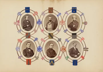マダムBのアルバム、1870年代。