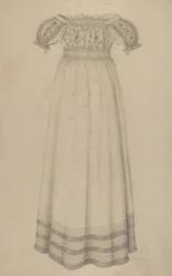 インファント・ドレス、1938年頃。