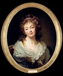 自画像。マリー・ジュヌヴィエーヴ・ブリアール（1772-1819）の絵画