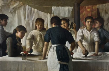 洗濯屋、1882年。