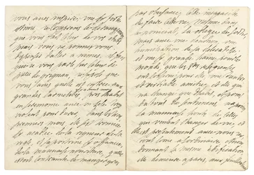 1686年10月25日、リヴリー、フィリップモールソーへの直筆の手紙