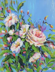 鮮やかな花束