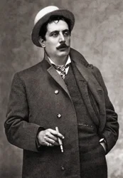 音楽家、作曲家ジャコモ・プッチーニ（1858-1924）の肖像