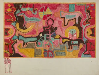 フックド・ラグ、1937年頃