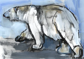 Polar、2013年（紙にミクストメディアとコラージュ）
