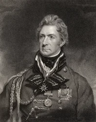 初代准男爵サー・トマス・マンロー、ヘンリー・ホプナー・メイヤー（1782-1847年頃）による版刻、『ナショナル・ポートレート・ギャラリー』第2巻より、1835年頃刊行
