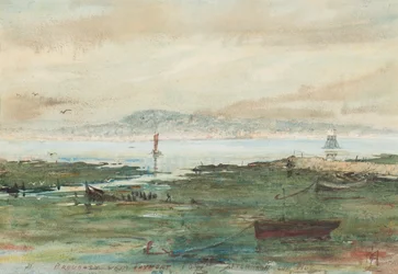 午後の干潮時：TayportからBroughtyへ