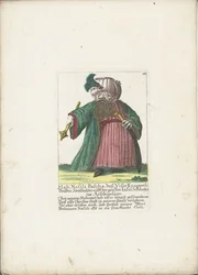 De dwerg ハリ ナシリ パシャ、1710 年頃 ハリ・ナシリ・パシャ、彼の兄弟であるビシル・クヌッペルリ、列島の大きな島シュメクスの知事（オブジェクトのタイトル） Il Callotto resurcitato または Newly Furnished Small Cabinet (シリーズ タイトル)