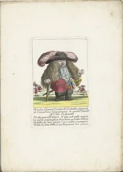 騎兵隊の将軍としてのドワーフ、ニコラ・シャロン。 1710年 Nicolas Charon、Viconte de Corbeillac、騎兵隊の将軍、総督、大意。 de l
